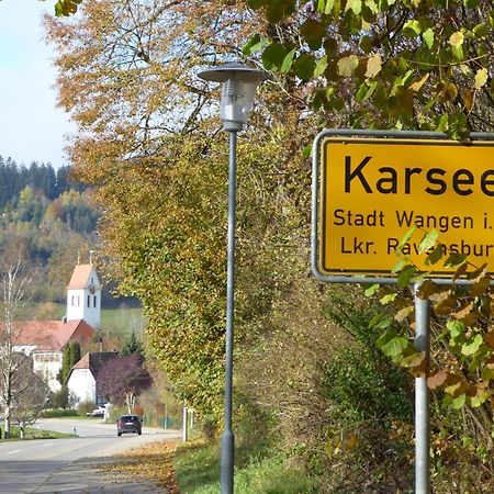 Erholungsraum Karsee - Ferienwohnung Wangen im Allgaeu Bagian luar foto
