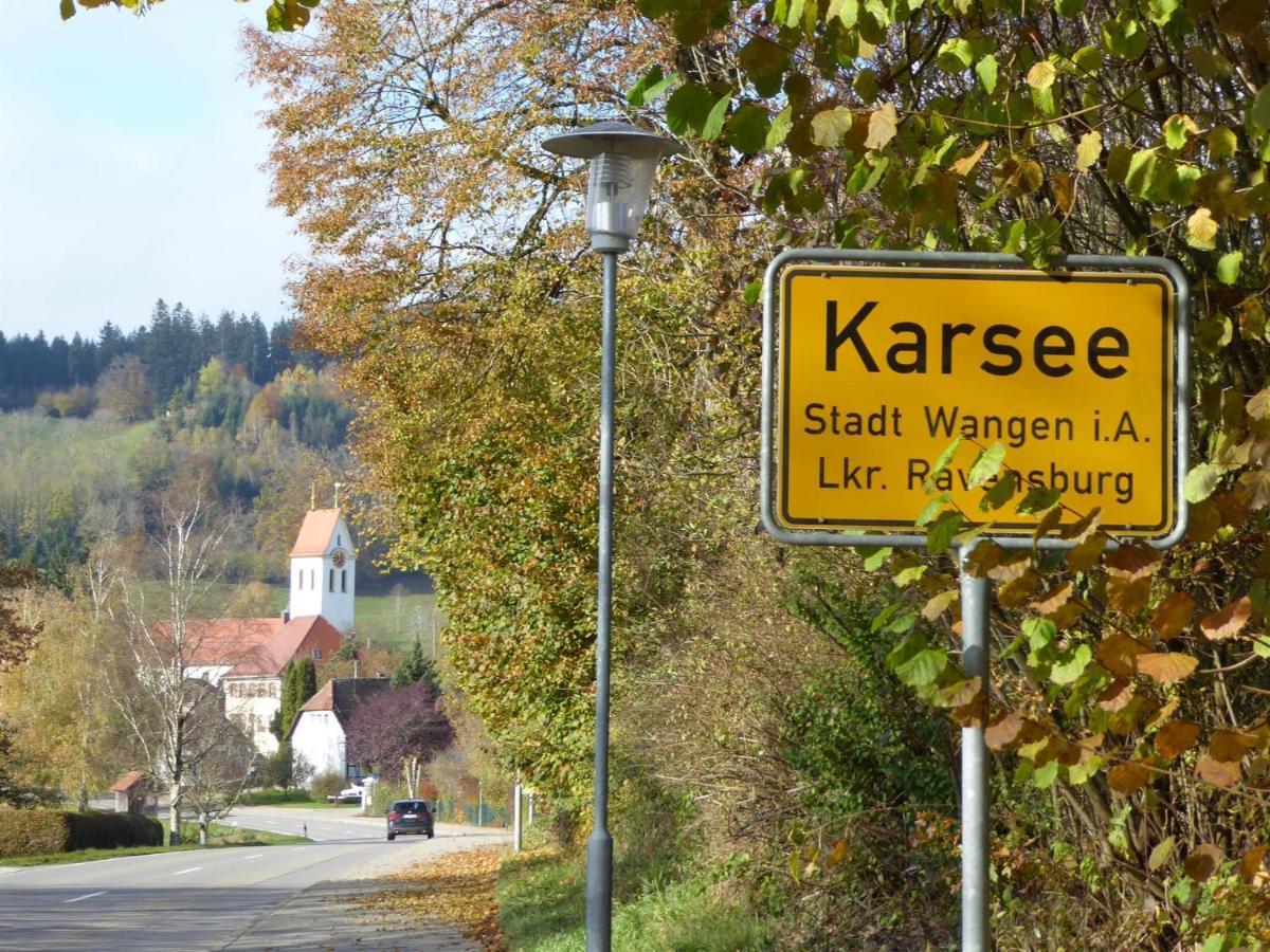 Erholungsraum Karsee - Ferienwohnung Wangen im Allgaeu Bagian luar foto